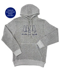 I'D RATHER BE WITH MY CATS, NANTUCKET HOODIE