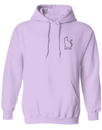JUST A GIRL (HALLOWEEN) KITTIE, ADULT HOODIE