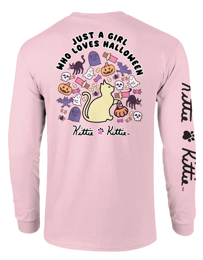 JUST A GIRL (HALLOWEEN) KITTIE, ADULT LS KITTIE KITTIE