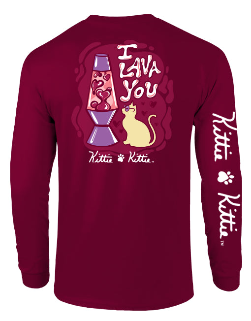 LAVA LAMP KITTIE, ADULT LS (PRINTED TO ORDER)