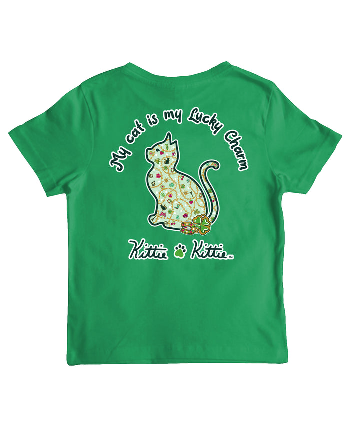 LUCKY CHARM BRACELET KITTIE, YOUTH SS - Puppie Love