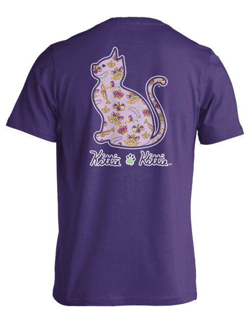 MARDI GRAS PATTERN KITTIE (PRE-ORDER, SHIPS IN 2 WEEKS) - Puppie Love