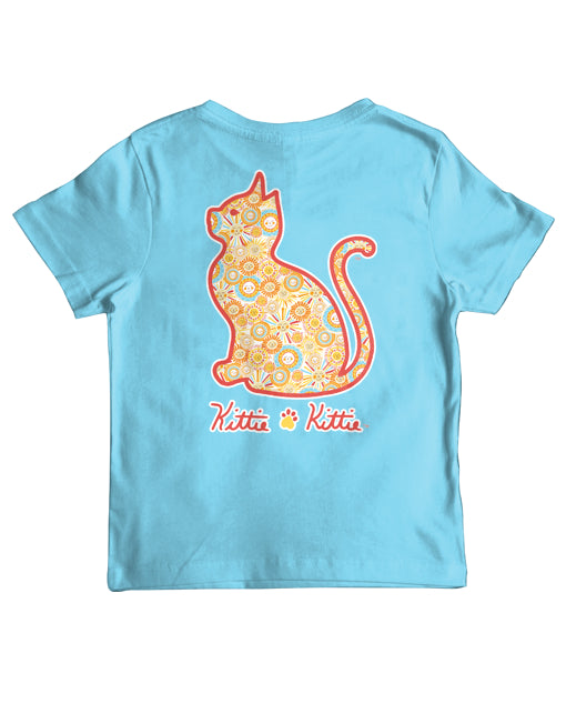 SUN PATTERN KITTIE, YOUTH SS (PRINTED TO ORDER) - Puppie Love