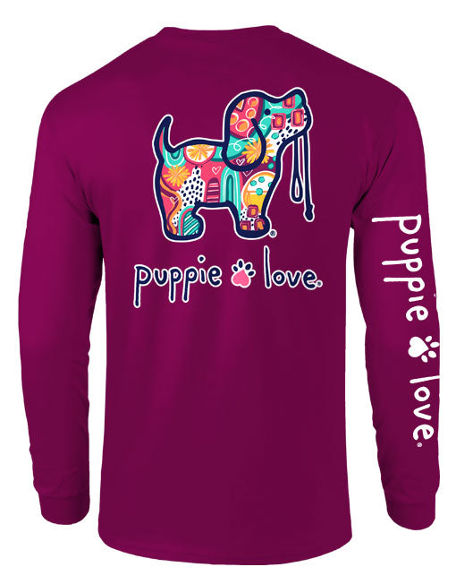 ABSTRACT PATTERN PUP, ADULT LS - Puppie Love