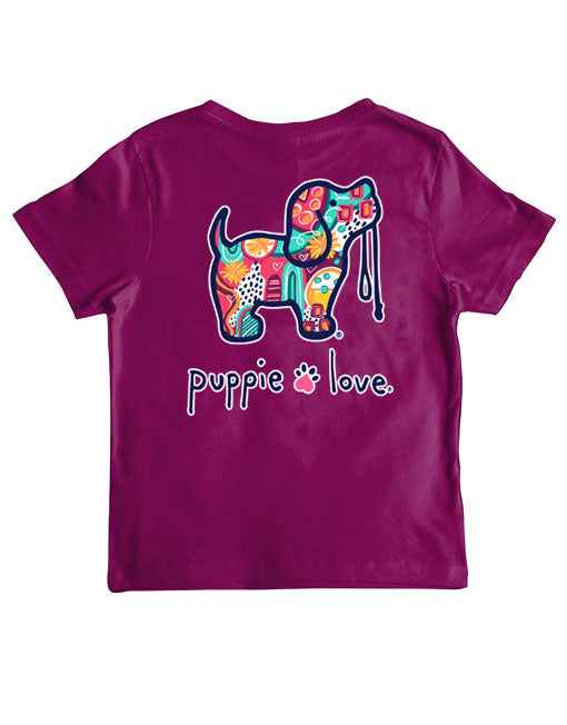 ABSTRACT PATTERN PUP, YOUTH SS - Puppie Love