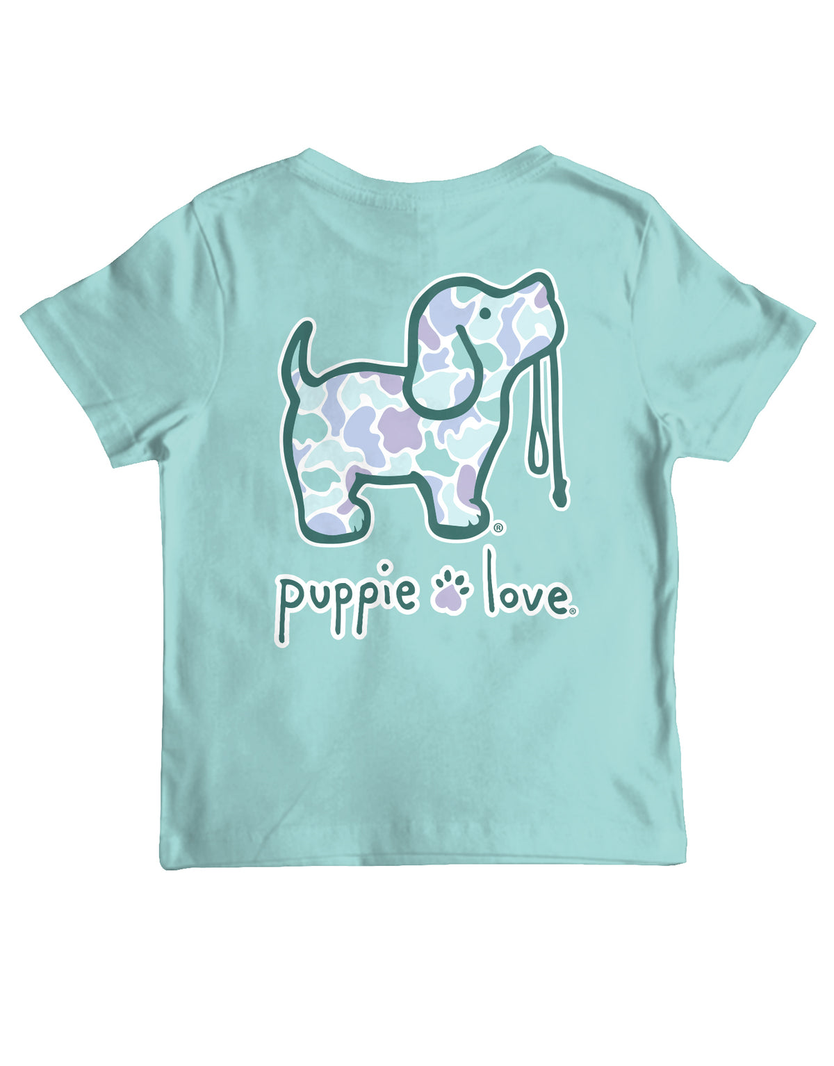 AQUA CAMO PUP, YOUTH SS
