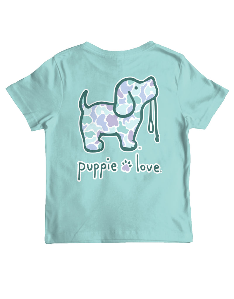 AQUA CAMO PUP, YOUTH SS PUPPIE LOVE