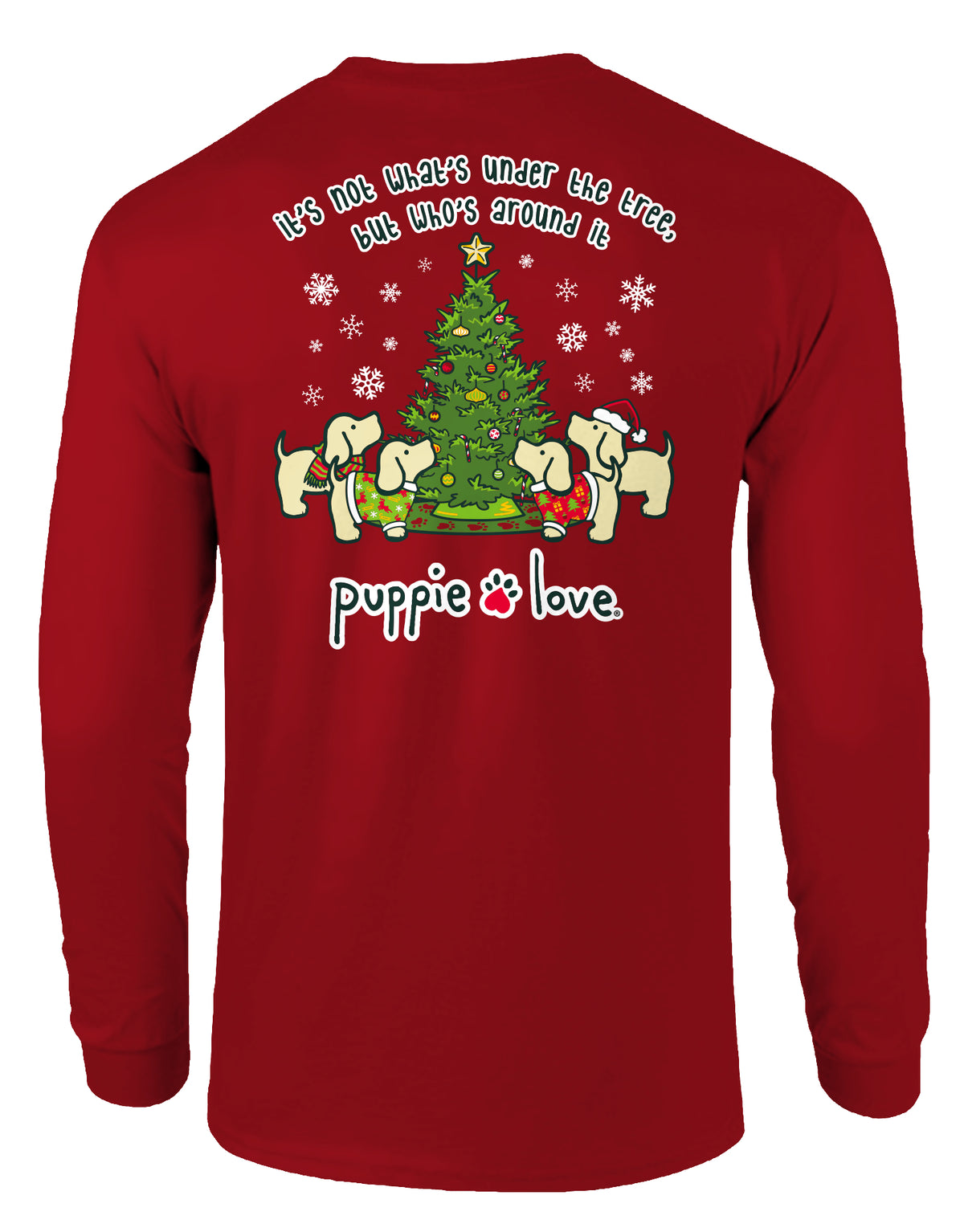 AROUND THE TREE PUPS, ADULT LS PUPPIE LOVE