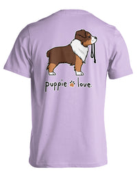 AUSTRALIAN SHEPHERD PUP (RED & WHITE) (PRINTED TO ORDER)