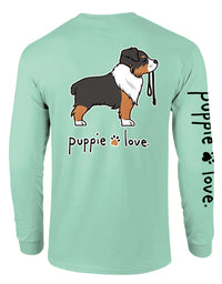 AUSTRALIAN SHEPHERD PUP (TRI COLOR), ADULT LS (PRINTED TO ORDER) - Puppie Love