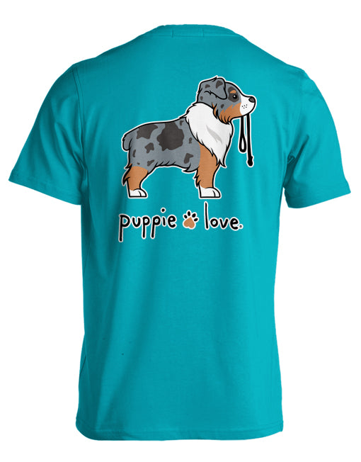 AUSTRALIAN SHEPHERD PUP (TRI MERLE) (PRINTED TO ORDER)
