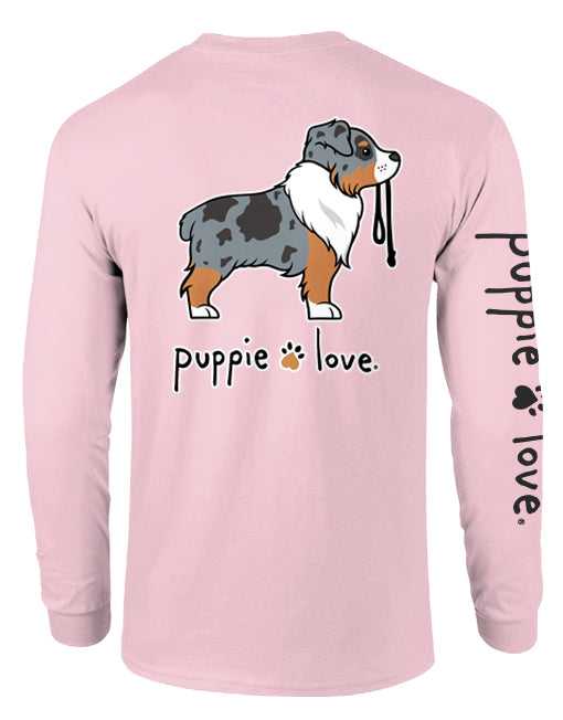 AUSTRALIAN SHEPHERD PUP (TRI MERLE), ADULT LS (PRINTED TO ORDER)