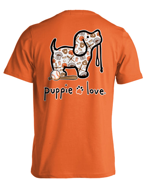 BASEBALL PUP, ORANGE AND BLACK – Puppie Love