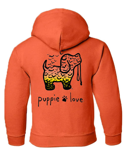 BAT PATTERN PUP, YOUTH HOODIE - Puppie Love