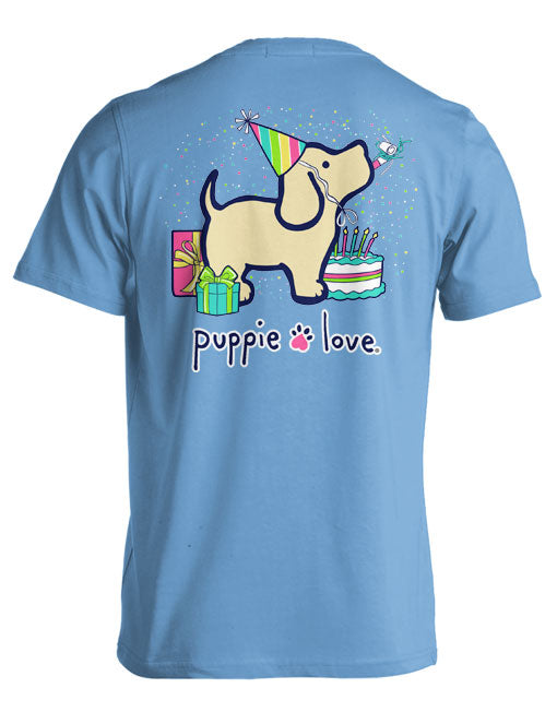 BIRTHDAY PUP, CAROLINA BLUE (PRINTED TO ORDER) - Puppie Love