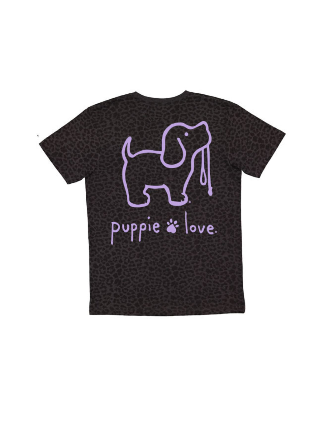 BLACK LEOPARD LOGO PUP, YOUTH SS - Puppie Love