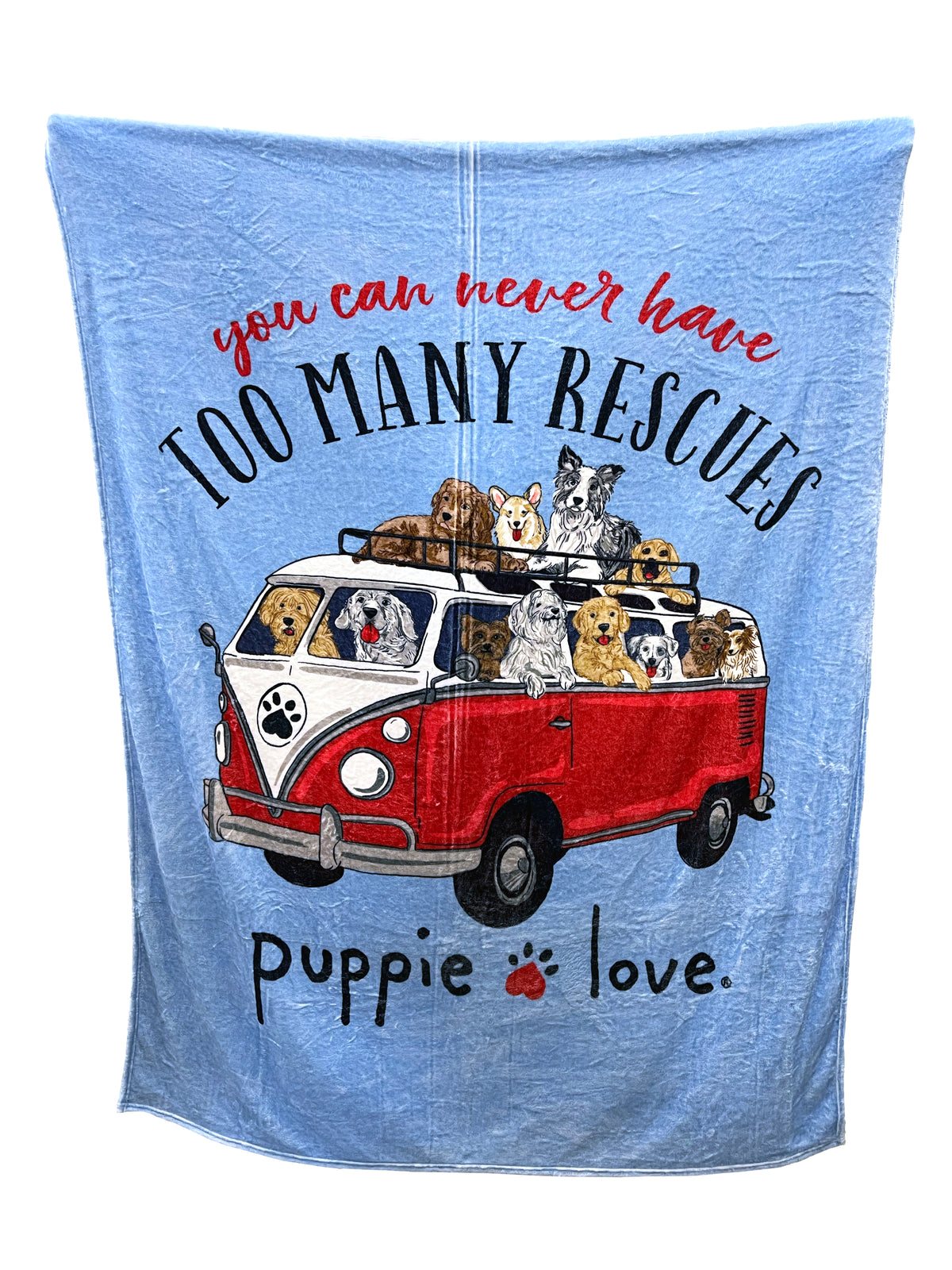 RESCUE BUS BLANKET - Puppie Love