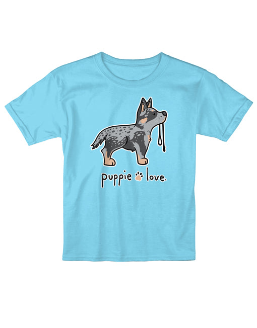 BLUE HEELER PUP, YOUTH SS (PRINTED TO ORDER) - Puppie Love