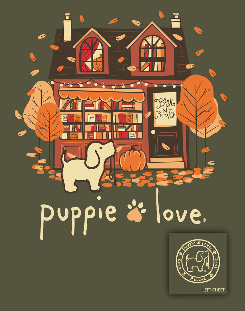 BOOKSTORE PUP, ADULT LS