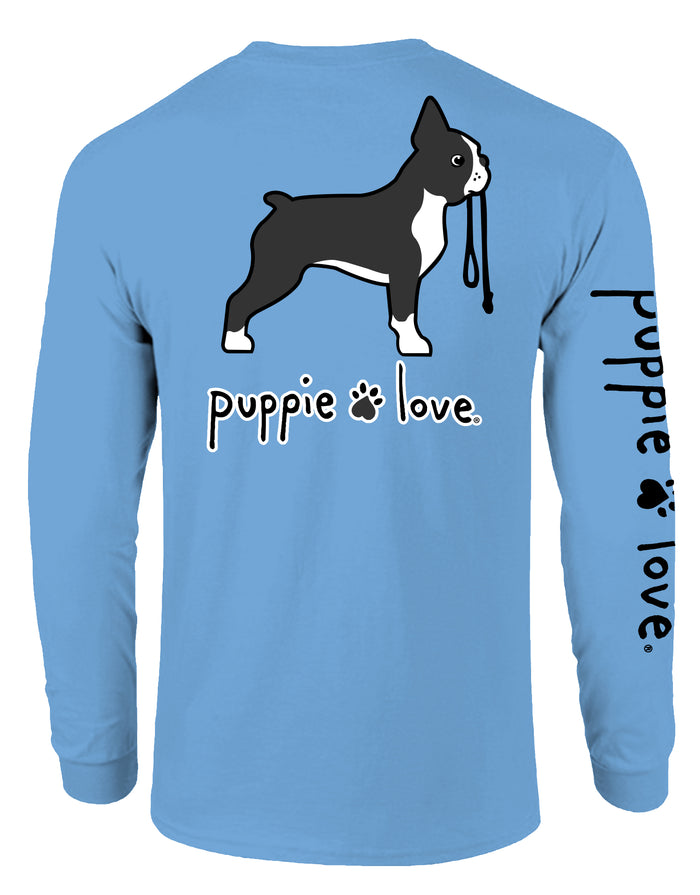 BOSTON TERRIER PUP, ADULT LS PUPPIE LOVE