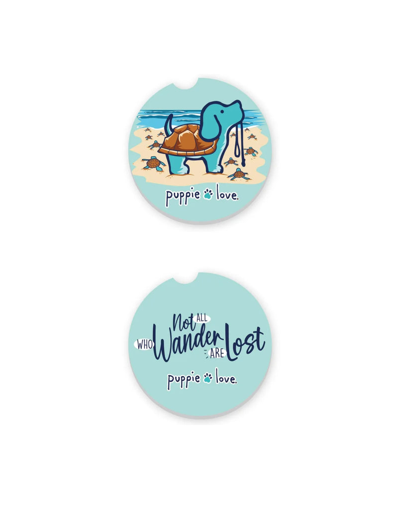 WANDER LOST TURTLE PUP CAR COASTER - Puppie Love