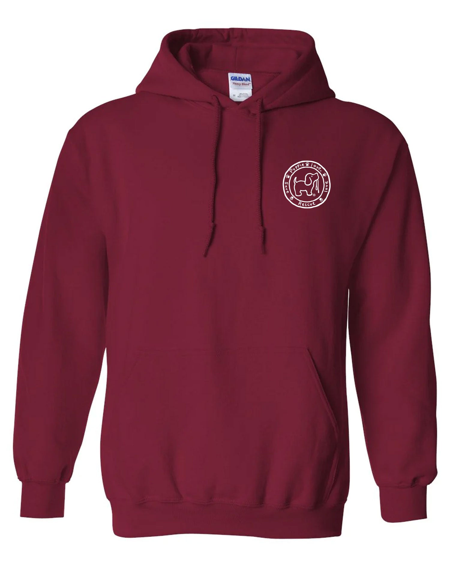 CARDINAL PATTERN PUP, ADULT HOODIE – Puppie Love