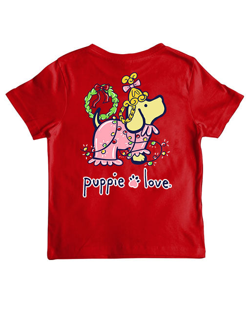 CHRISTMAS PJS PUP, YOUTH SS - Puppie Love