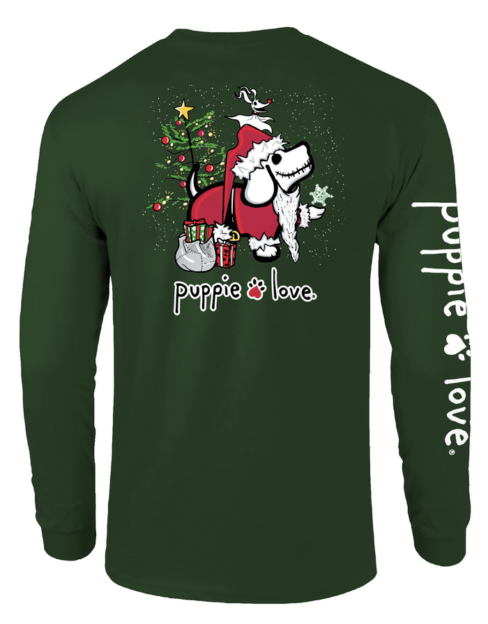 CHRISTMAS SKELETON PUP, ADULT LS