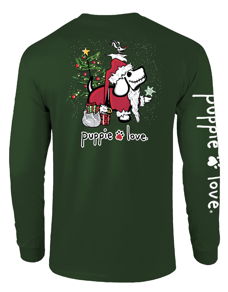 CHRISTMAS SKELETON PUP, ADULT LS