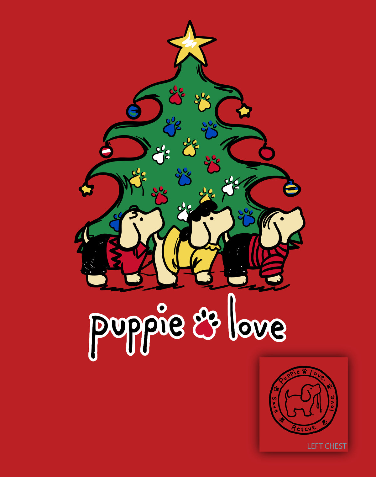 CHRISTMAS ALBUM PUPS, ADULT LS