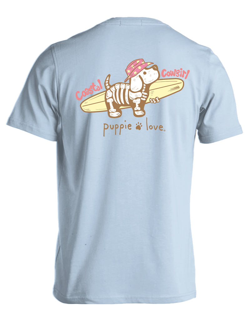 COASTAL COWGIRL SKELETON PUP PUPPIE LOVE