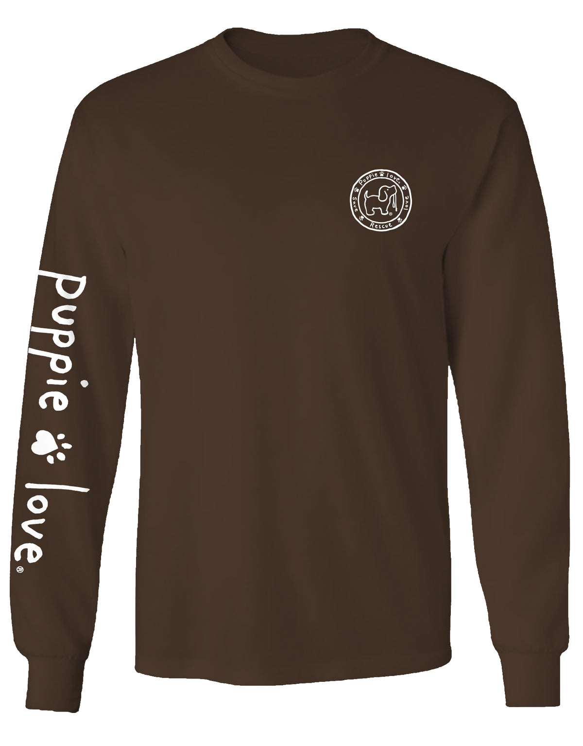 COFFEE PATTERN PUP, ADULT LS