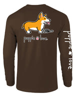 CORGI PUP, ADULT LS (PRINTED TO ORDER) - Puppie Love