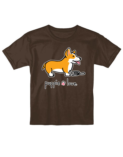 CORGI PUP, YOUTH SS (PRINTED TO ORDER) - Puppie Love