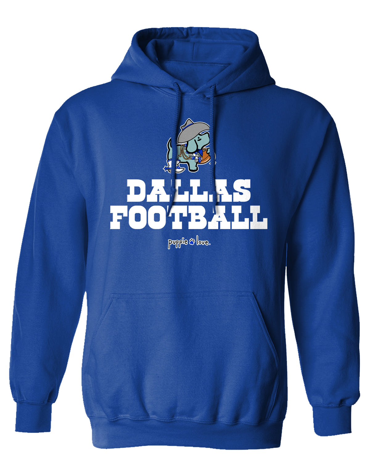 DALLAS FOOTBALL PUP, ADULT HOODIE