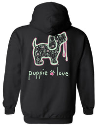 DANCING SKELETONS PUP, ADULT HOODIE