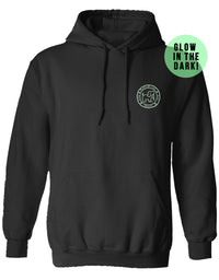 DANCING SKELETONS PUP, ADULT HOODIE