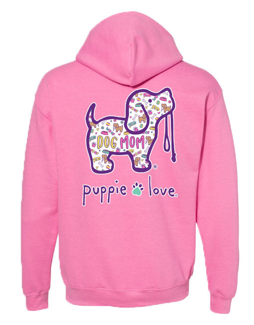 DOG MOM PATTERN PUP, ADULT HOODIE - Puppie Love