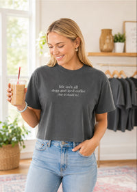 DOGS AND ICED COFFEE PUPPIE LOVE