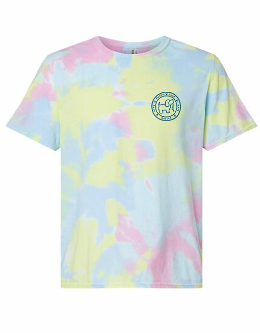 EASTER BASKET PUP, ADULT SS TIE DYE