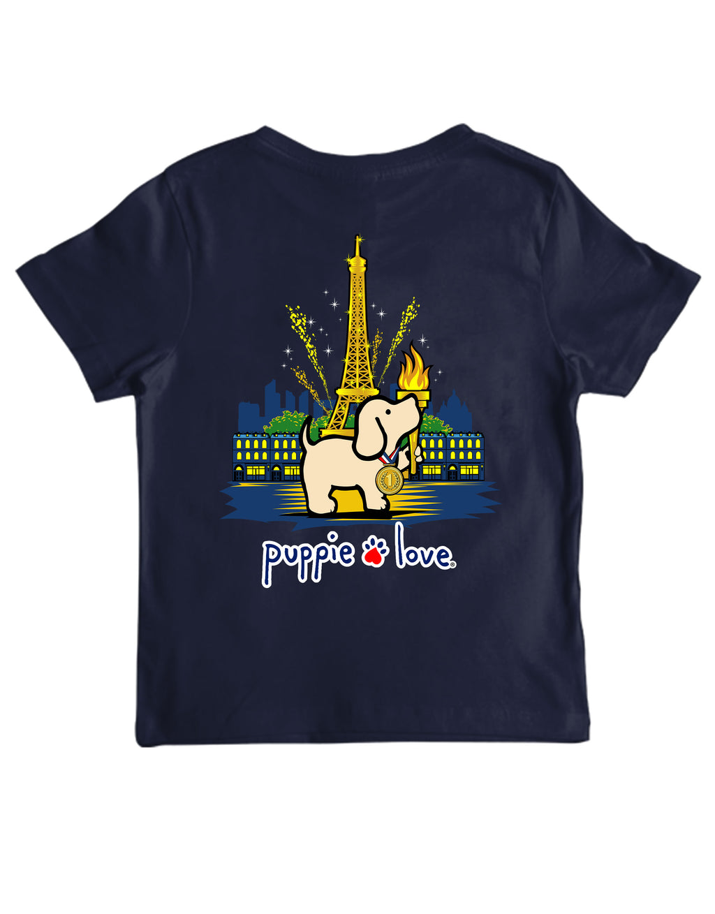 EIFFEL TOWER PUP, YOUTH SS - Puppie Love