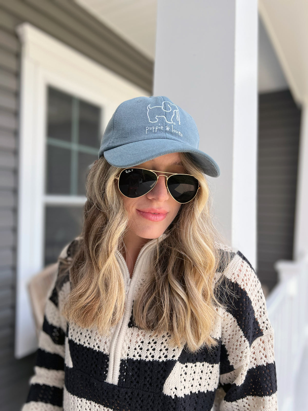 BLUE JEAN BASEBALL HAT - Puppie Love