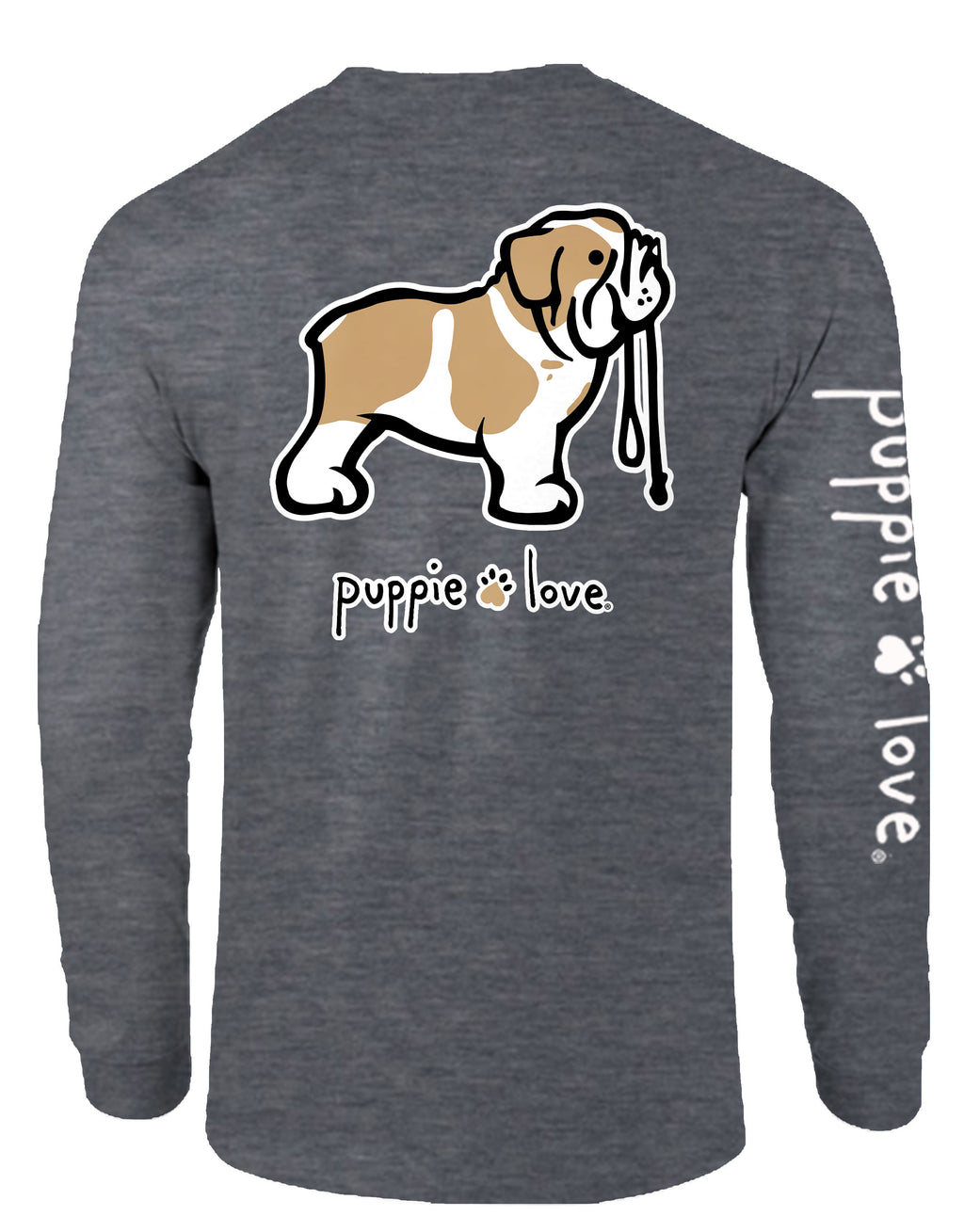 ENGLISH BULLDOG PUP, ADULT LS (PRINTED TO ORDER) - Puppie Love