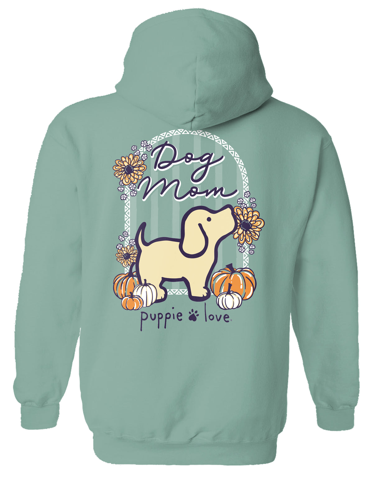 FALL DOG MOM PUP, ADULT HOODIE
