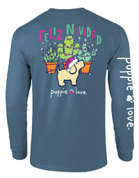FELIZ NAVIDAD CACTUS PUP, ADULT LS PUPPIE LOVE