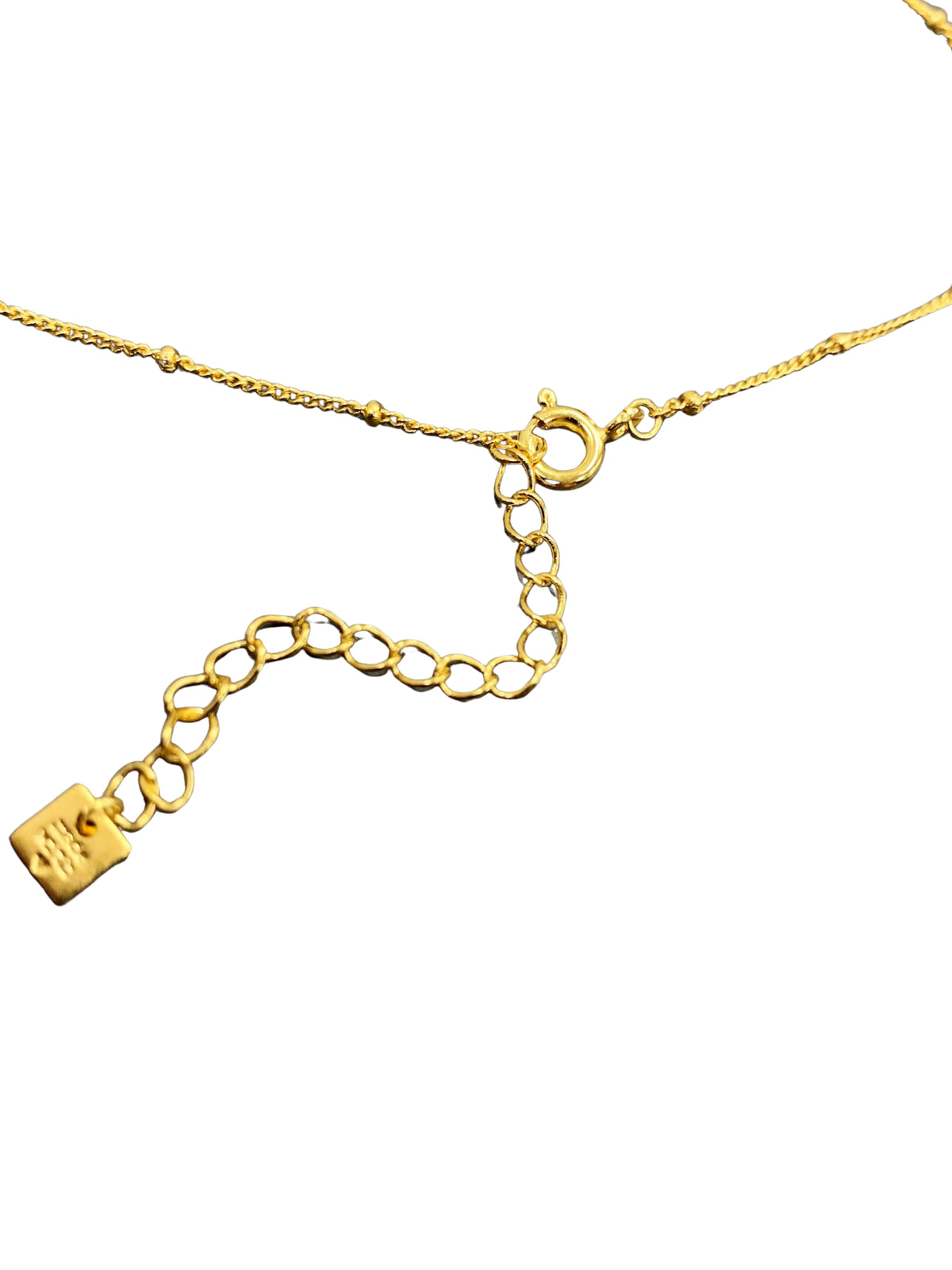 FOUR CHARM PUPPIE NECKLACE, GOLD - Puppie Love