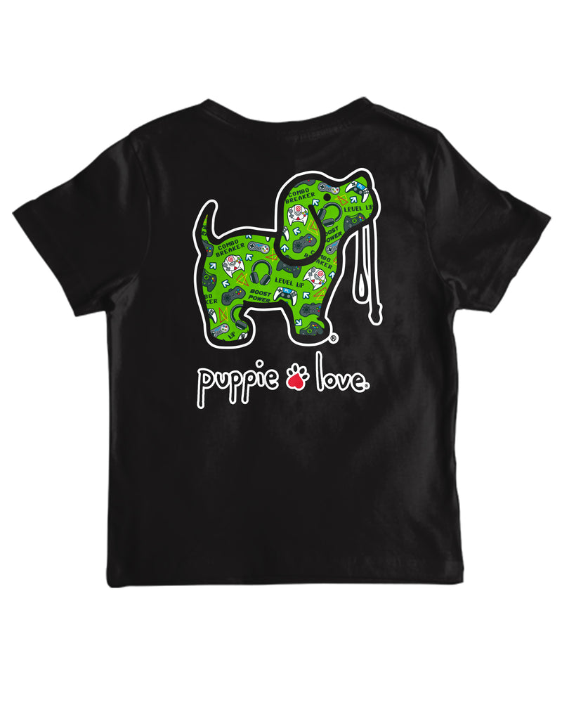 GAMING PATTERN PUP, YOUTH SS - Puppie Love