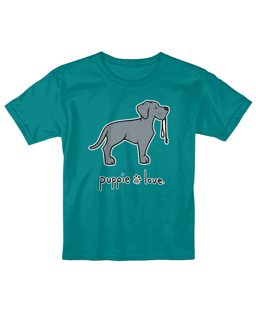 GREAT DANE PUP (BLUE), YOUTH SS (PRINTED TO ORDER) - Puppie Love