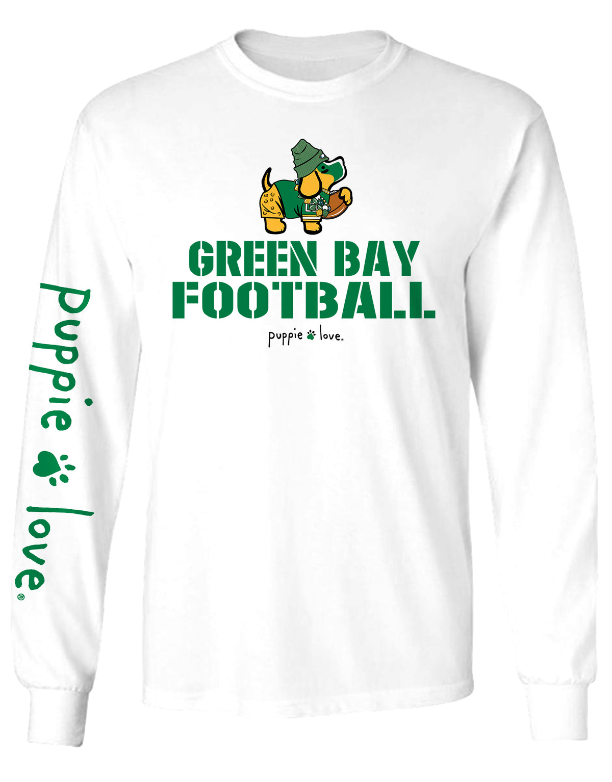 GREEN BAY FOOTBALL PUP, ADULT LS