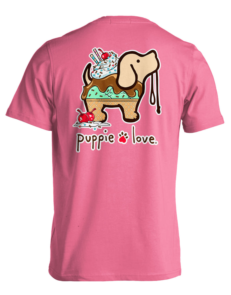ICE CREAM SUNDAE PUP PUPPIE LOVE